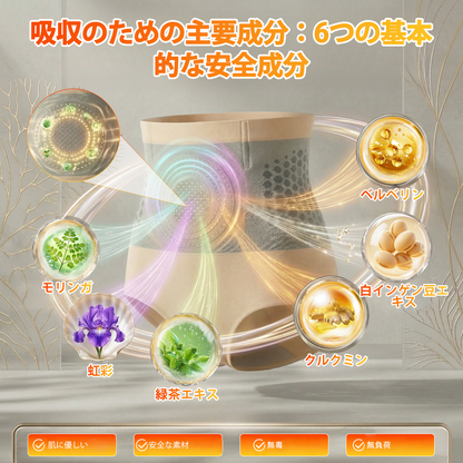 PEARLMOON®4in1 サーモジェニックシェイピングショーツ（モリンガ＆ベルベリン配合） – 体型補整・代謝サポート・デイリー着用向けコンプレッションショーツ（30分ルーティン）